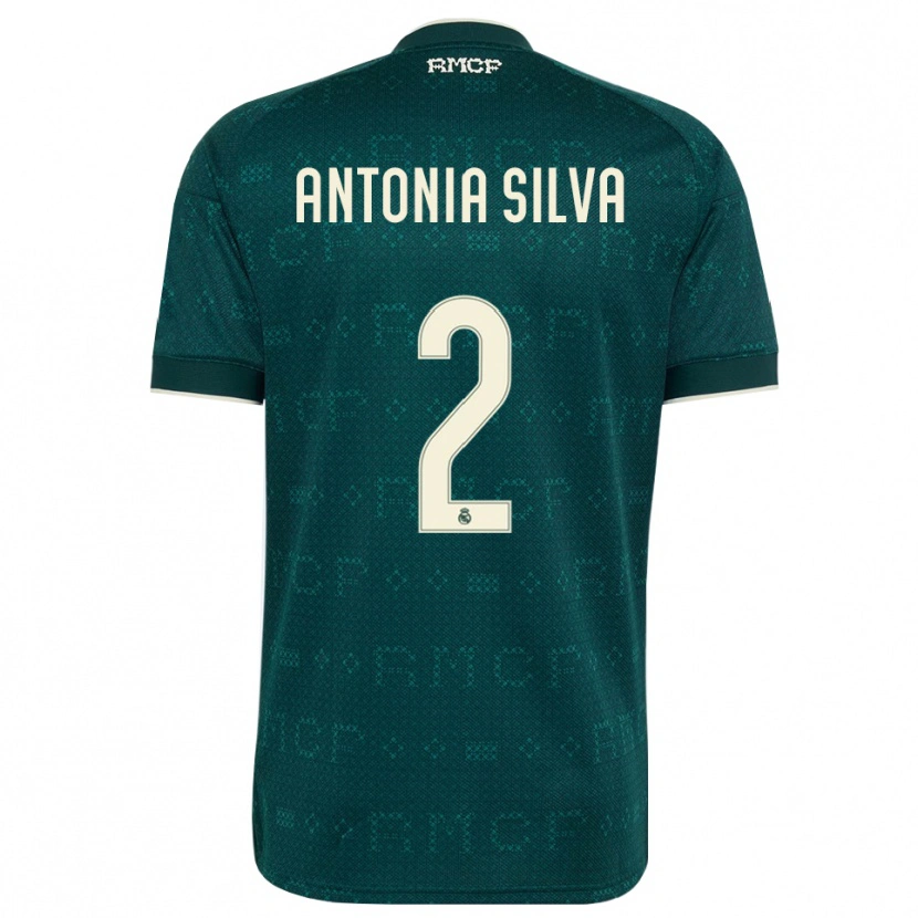 Danxen Homem Camisola Antônia Silva #2 Cinza Ardósia Escuro Branco Alternativa 2026/27 Camisa