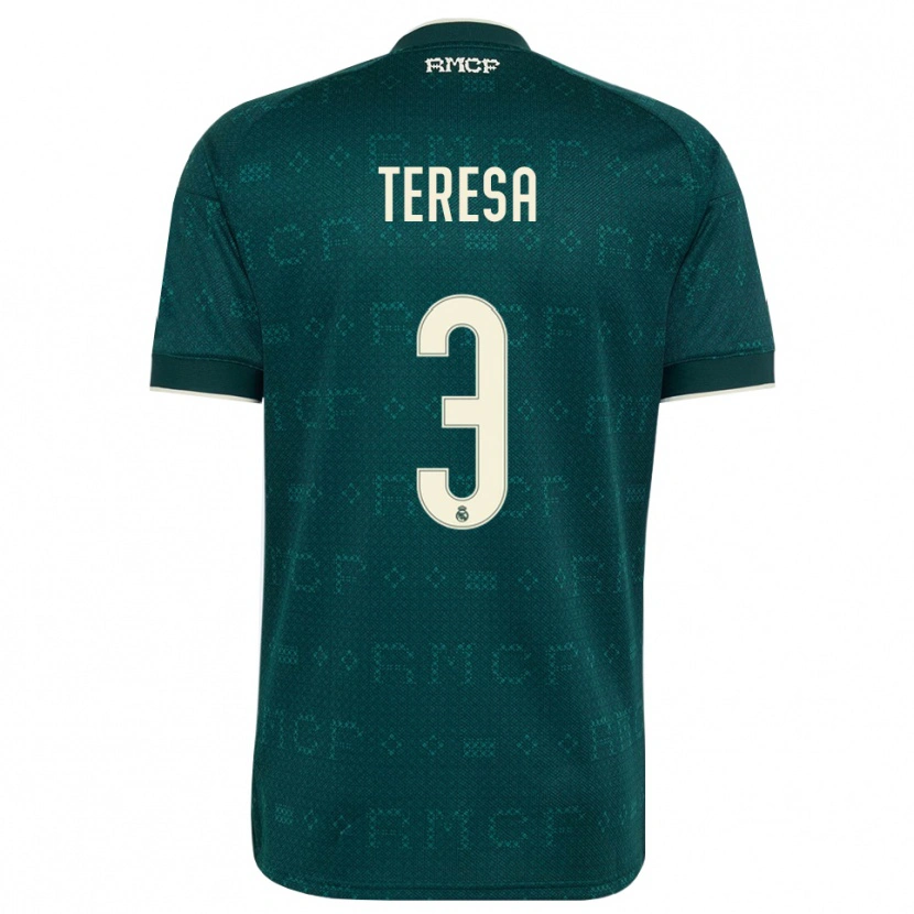 Danxen Homem Camisola Teresa Abelleira #3 Cinza Ardósia Escuro Branco Alternativa 2026/27 Camisa