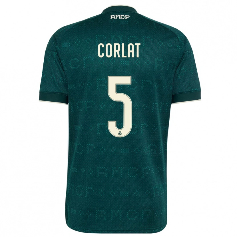 Danxen Homem Camisola Edu Corlat #5 Cinza Ardósia Escuro Branco Alternativa 2026/27 Camisa