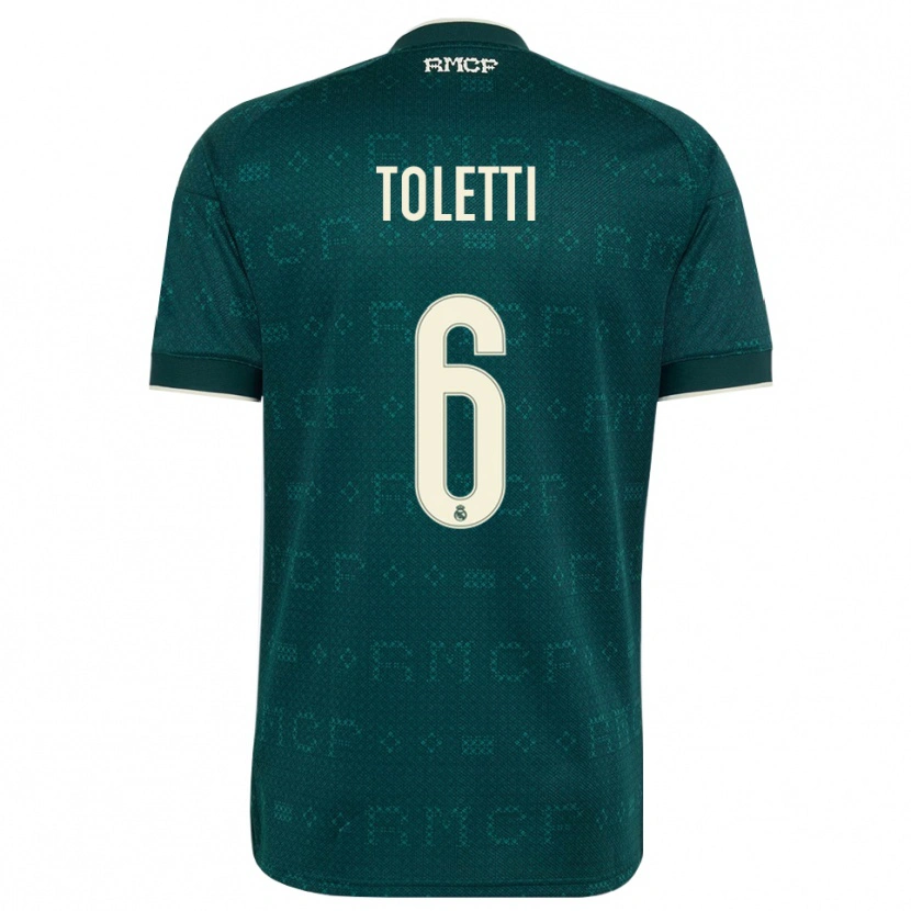 Danxen Homem Camisola Sandie Toletti #6 Cinza Ardósia Escuro Branco Alternativa 2026/27 Camisa