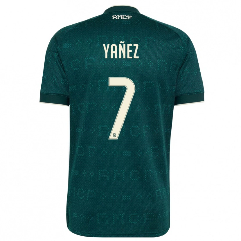Danxen Homem Camisola Daniel Yáñez #7 Cinza Ardósia Escuro Branco Alternativa 2026/27 Camisa