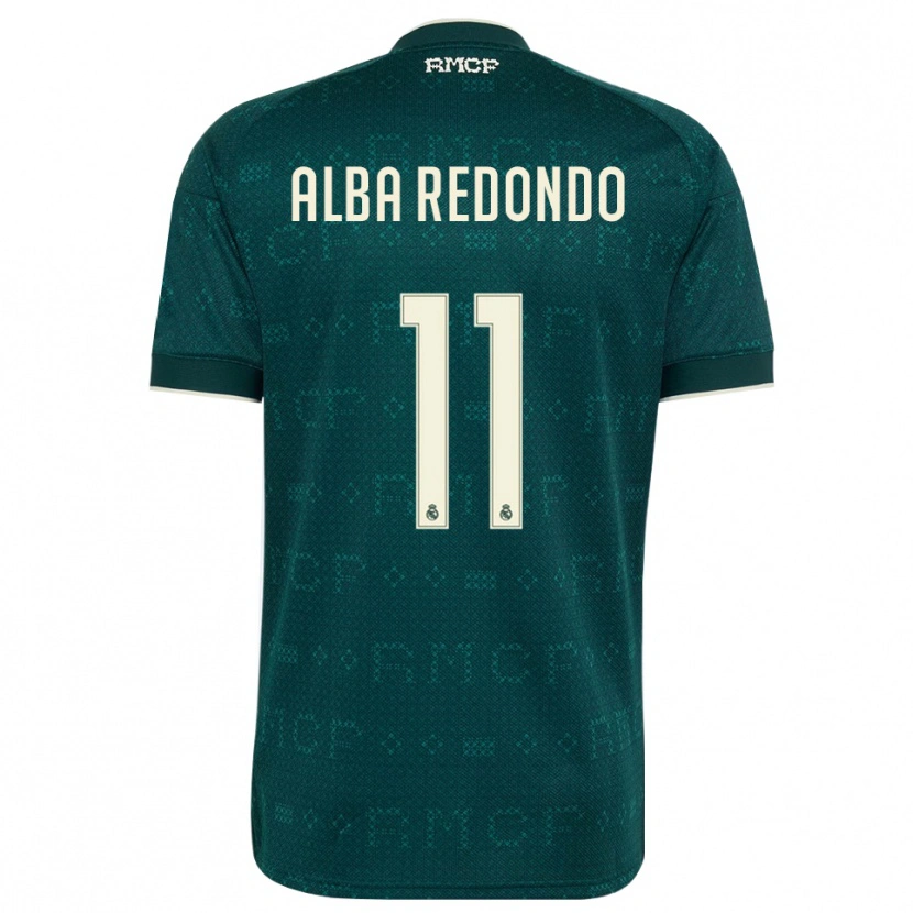 Danxen Homem Camisola Alba Redondo #11 Cinza Ardósia Escuro Branco Alternativa 2026/27 Camisa