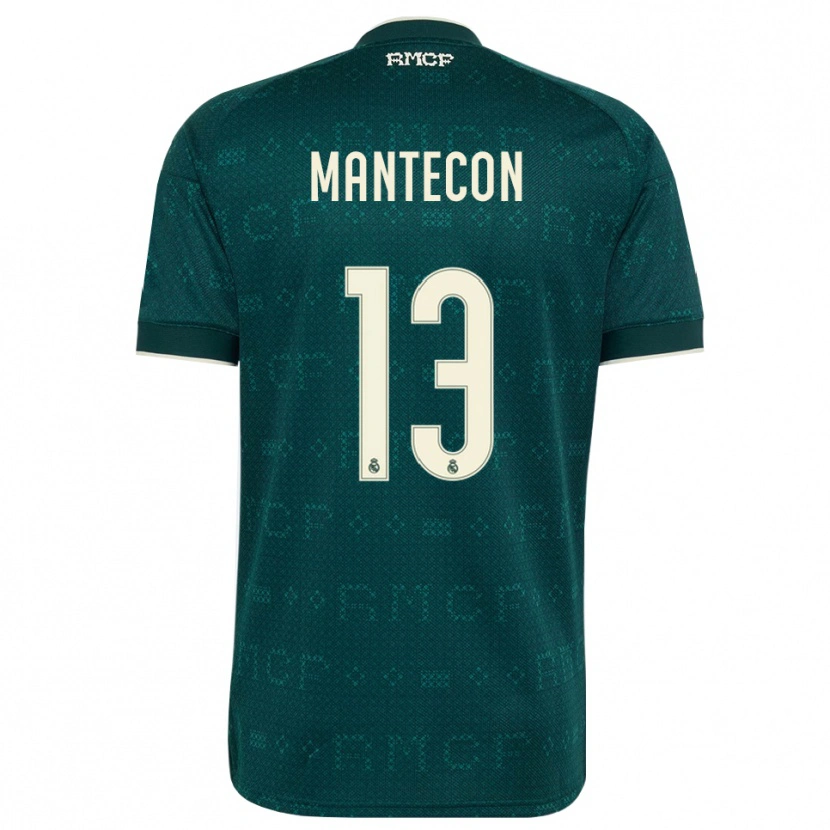 Danxen Homem Camisola Hugo Mantecon #13 Cinza Ardósia Escuro Branco Alternativa 2026/27 Camisa