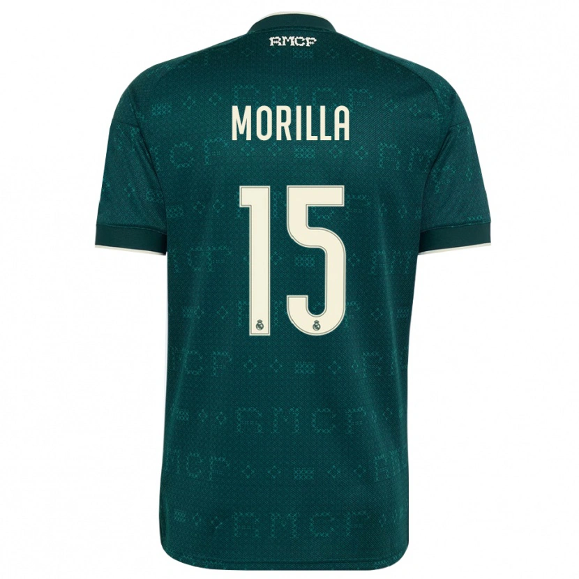 Danxen Homem Camisola Jairo Morilla #15 Cinza Ardósia Escuro Branco Alternativa 2026/27 Camisa