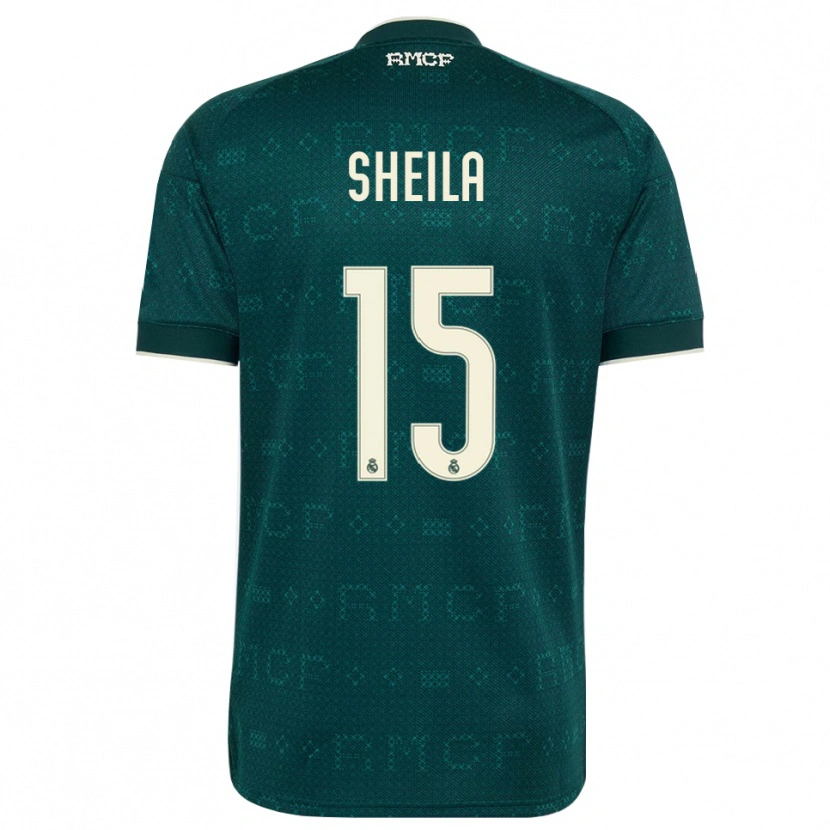 Danxen Homem Camisola Sheila García #15 Cinza Ardósia Escuro Branco Alternativa 2026/27 Camisa