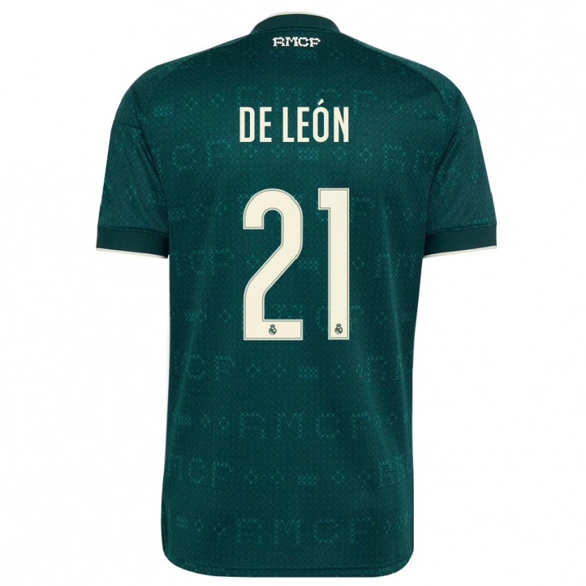 Danxen Homem Camisola Jeremy De León #21 Cinza Ardósia Escuro Branco Alternativa 2026/27 Camisa