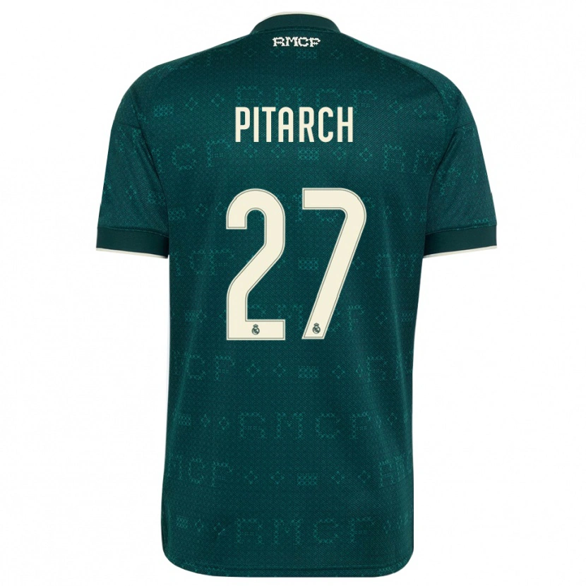 Danxen Homem Camisola Thiago Pitarch #27 Cinza Ardósia Escuro Branco Alternativa 2026/27 Camisa
