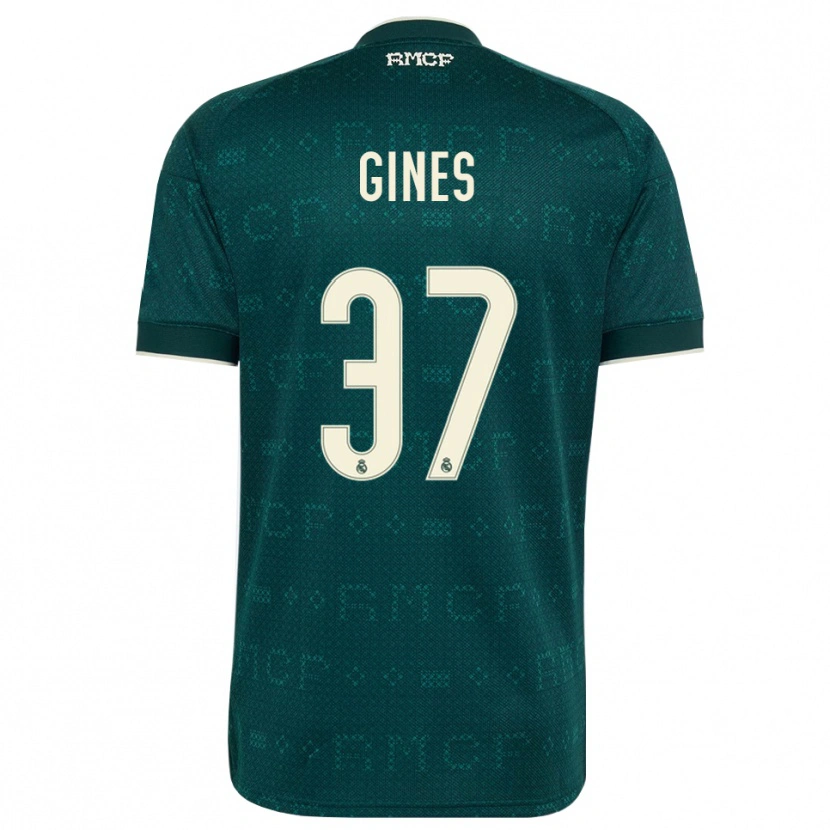 Danxen Homem Camisola Álvaro Ginés #37 Cinza Ardósia Escuro Branco Alternativa 2026/27 Camisa