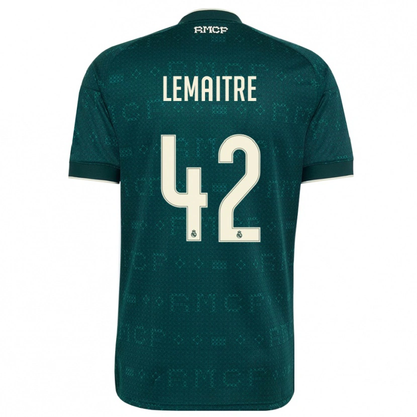 Danxen Homem Camisola Léo Lemaître #42 Cinza Ardósia Escuro Branco Alternativa 2026/27 Camisa