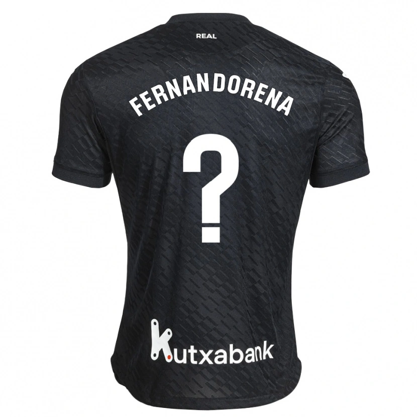 Danxen Homem Camisola Alex Fernandorena #0 Preto Branco Alternativa 2026/27 Camisa