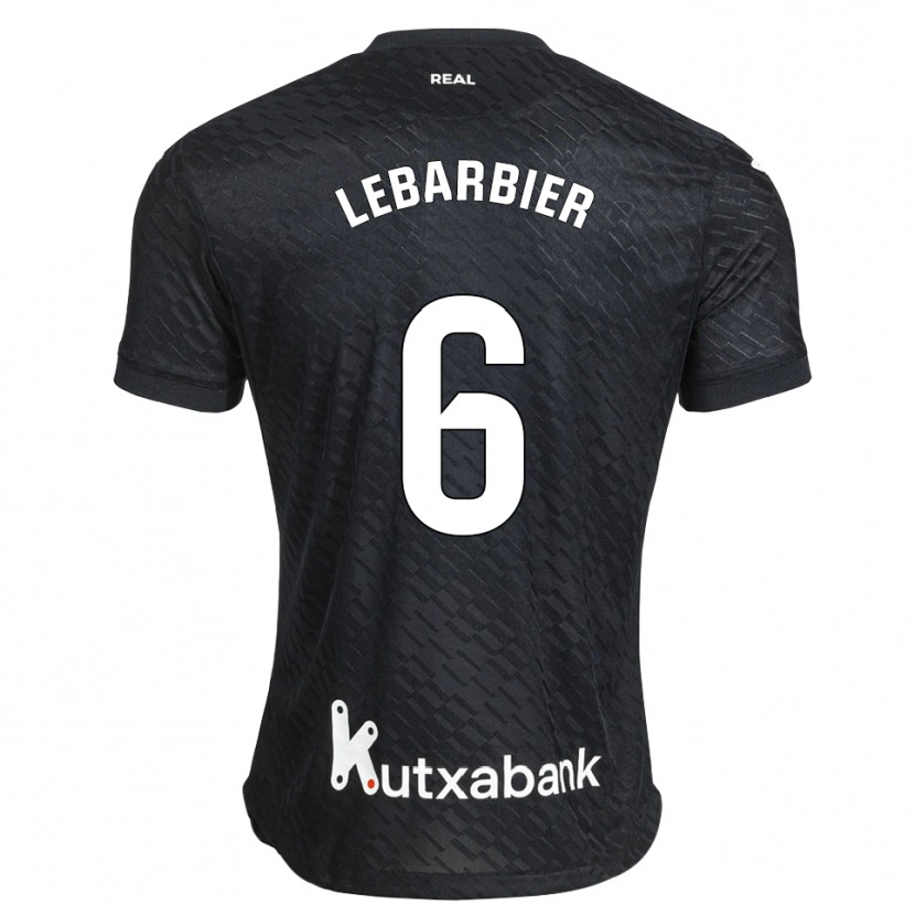 Danxen Homem Camisola Alex Lebarbier #6 Preto Branco Alternativa 2026/27 Camisa