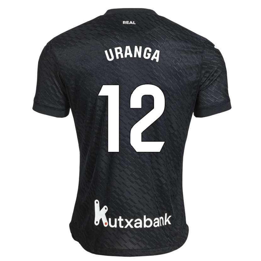 Danxen Homem Camisola Lander Uranga #12 Preto Branco Alternativa 2026/27 Camisa