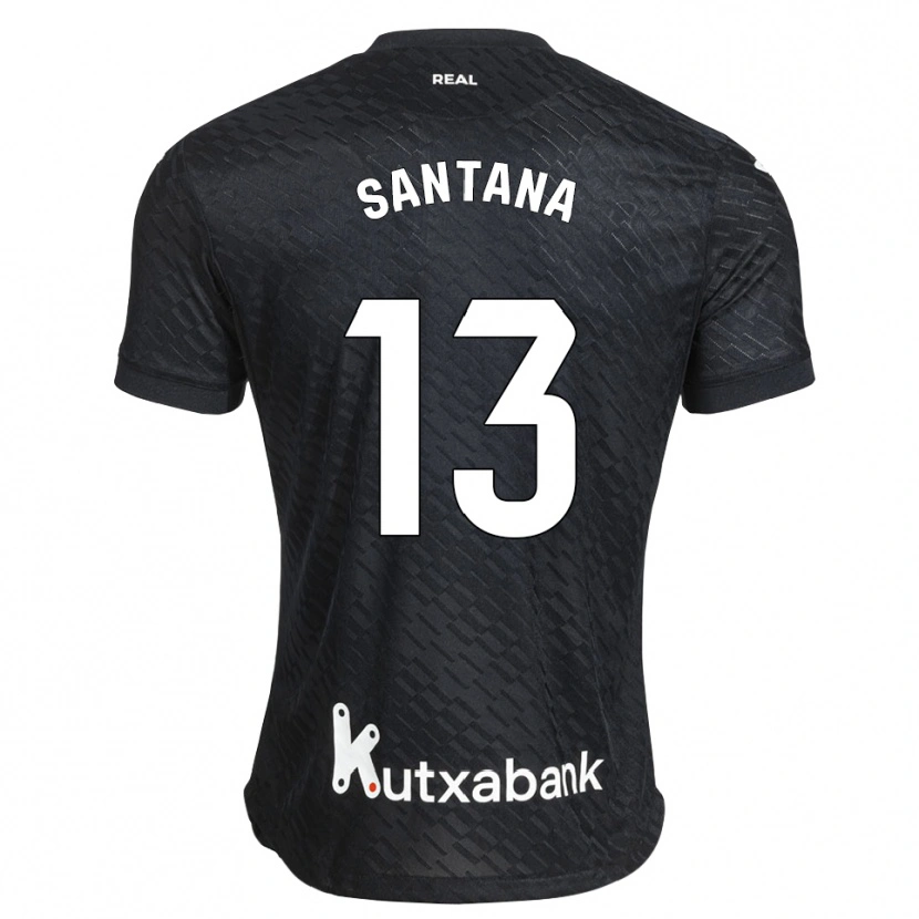 Danxen Homem Camisola Olatz Santana #13 Preto Branco Alternativa 2026/27 Camisa