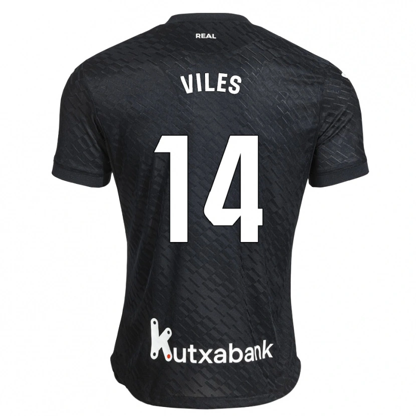 Danxen Homem Camisola Elene Viles #14 Preto Branco Alternativa 2026/27 Camisa