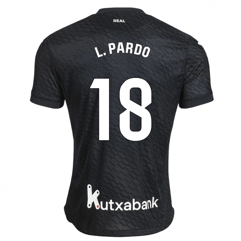 Danxen Homem Camisola Lucía Pardo Méndez #18 Preto Branco Alternativa 2026/27 Camisa