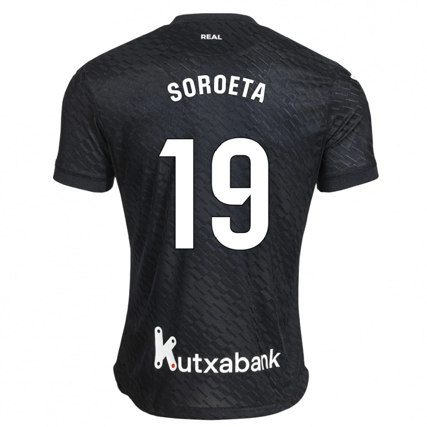 Danxen Homem Camisola Javier Soroeta #19 Preto Branco Alternativa 2026/27 Camisa