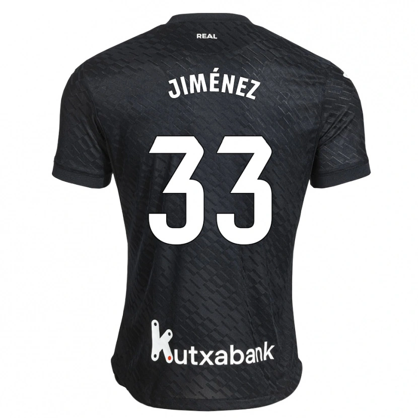Danxen Homem Camisola Javier Jiménez #33 Preto Branco Alternativa 2026/27 Camisa
