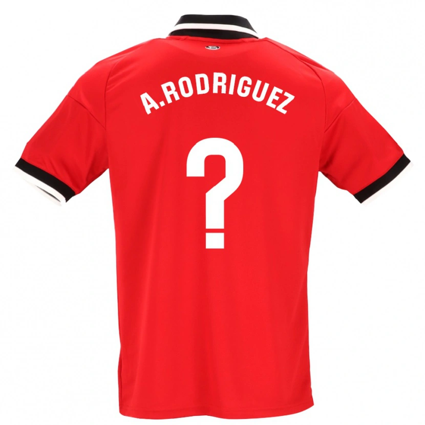 Danxen Homem Camisola Ángel Rodríguez #0 Preto Branco Vermelho Alternativa 2026/27 Camisa