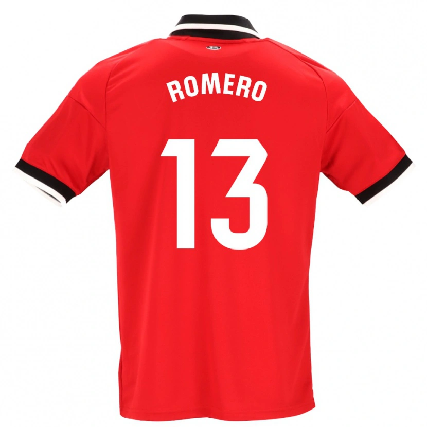 Danxen Homem Camisola Rafael Romero #13 Preto Branco Vermelho Alternativa 2026/27 Camisa