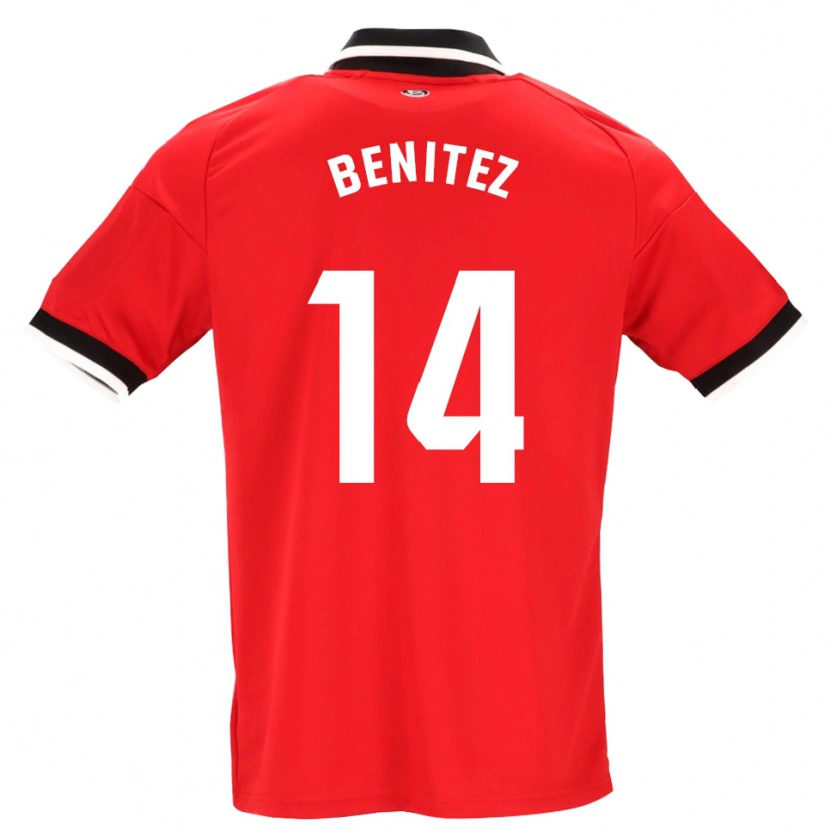 Danxen Homem Camisola Emilio Benítez #14 Preto Branco Vermelho Alternativa 2026/27 Camisa