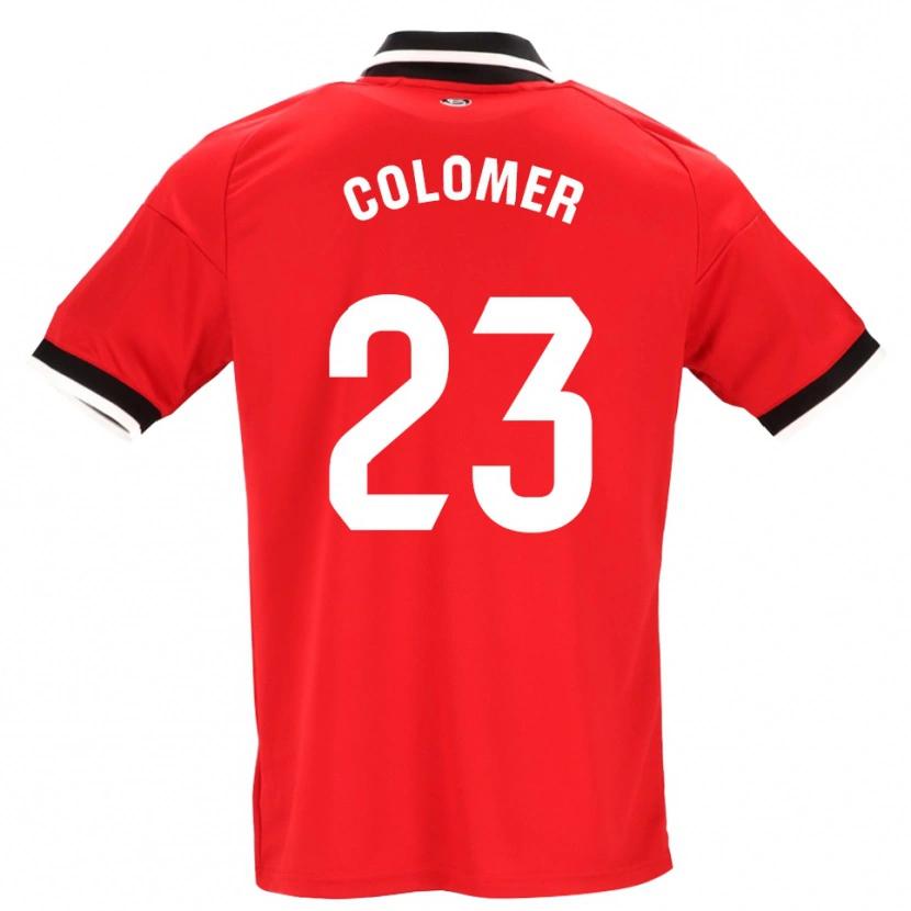 Danxen Homem Camisola Carlos Colomer #23 Preto Branco Vermelho Alternativa 2026/27 Camisa