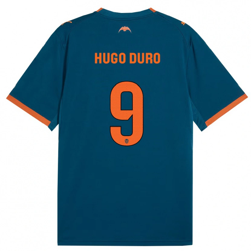 Danxen Homem Camisola Hugo Duro #9 Azul Aço Laranja Alternativa 2026/27 Camisa