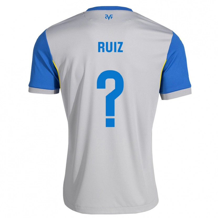 Danxen Homem Camisola Aarón Ruiz #0 Azul Dodger Cinza Alternativa 2026/27 Camisa
