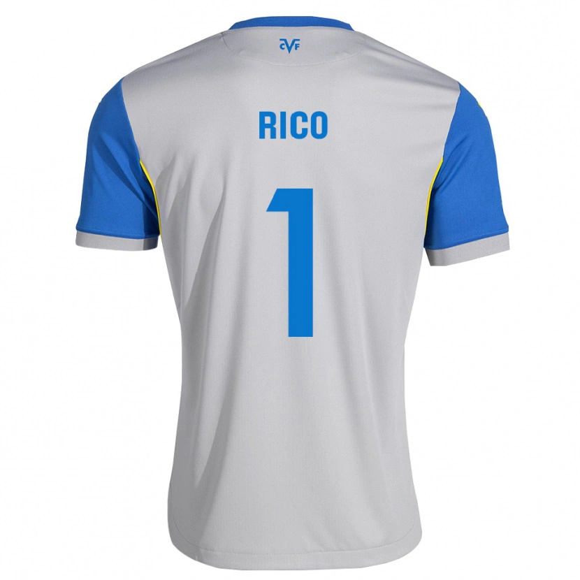 Danxen Homem Camisola Leo Rico #1 Azul Dodger Cinza Alternativa 2026/27 Camisa