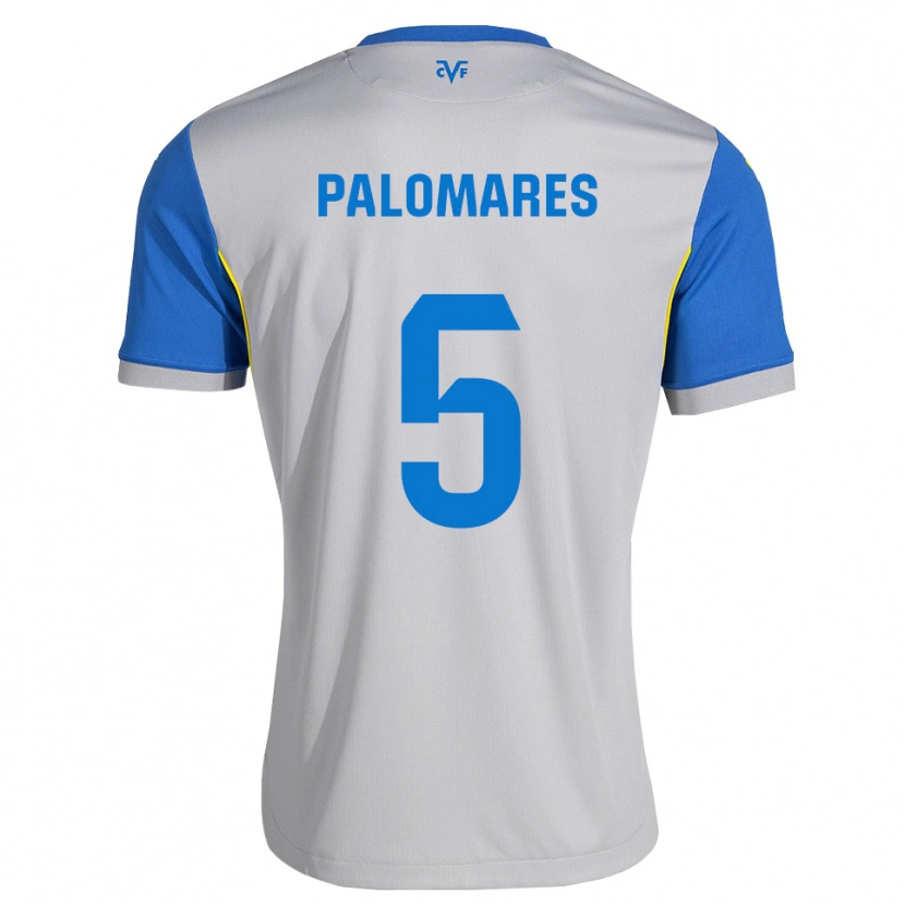 Danxen Homem Camisola Alejandro Palomares #5 Azul Dodger Cinza Alternativa 2026/27 Camisa
