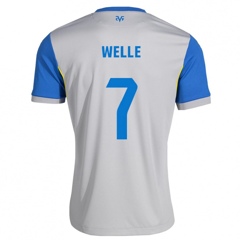 Danxen Homem Camisola Babacar Welle #7 Azul Dodger Cinza Alternativa 2026/27 Camisa
