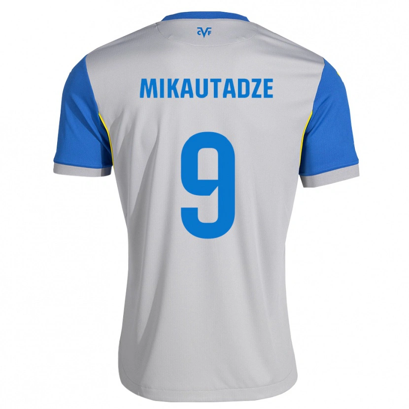 Danxen Homem Camisola Georges Mikautadze #9 Azul Dodger Cinza Alternativa 2026/27 Camisa