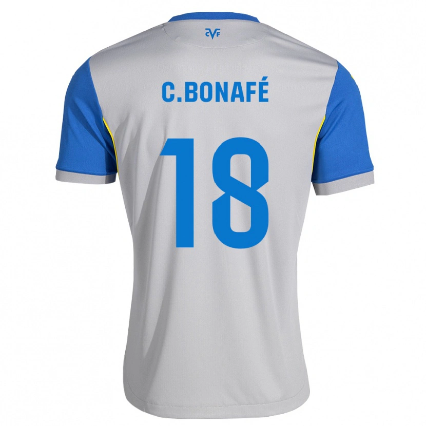 Danxen Homem Camisola César Bonafé #18 Azul Dodger Cinza Alternativa 2026/27 Camisa