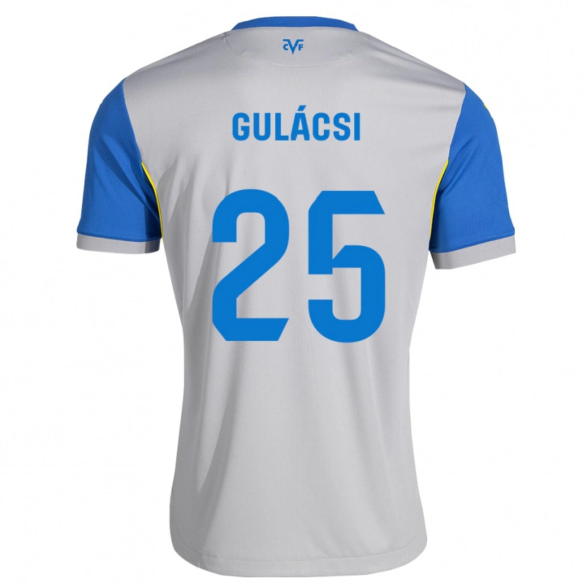 Danxen Homem Camisola Péter Gulácsi #25 Azul Dodger Cinza Alternativa 2026/27 Camisa