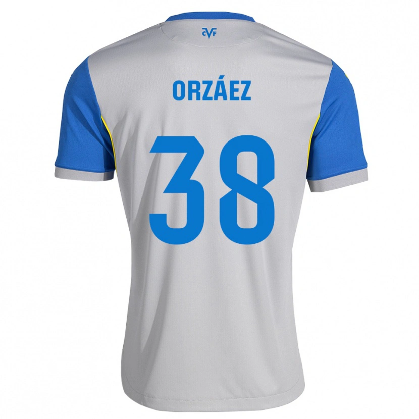 Danxen Homem Camisola Sergio Orzáez #38 Azul Dodger Cinza Alternativa 2026/27 Camisa
