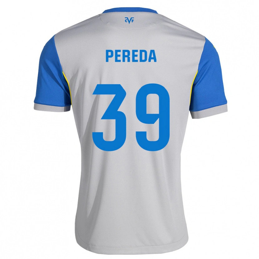 Danxen Homem Camisola Pablo Pereda #39 Azul Dodger Cinza Alternativa 2026/27 Camisa