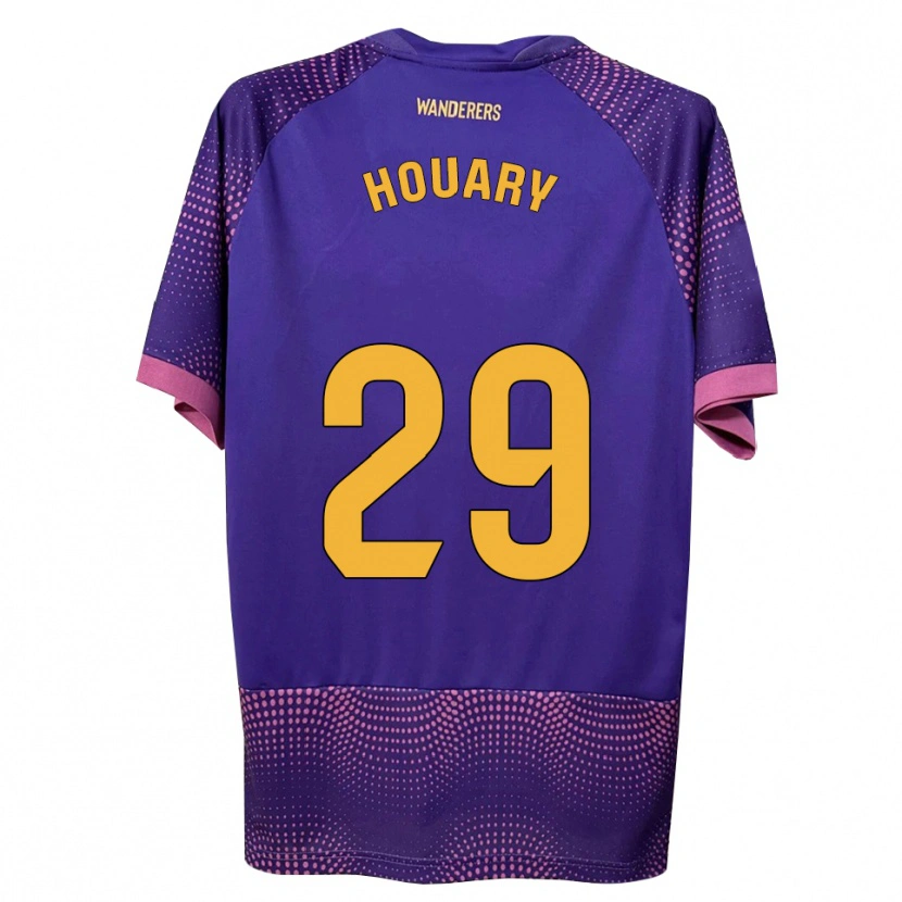 Danxen Homem Camisola Ali Houary #29 Branco Rosa Roxo Alternativa 2026/27 Camisa