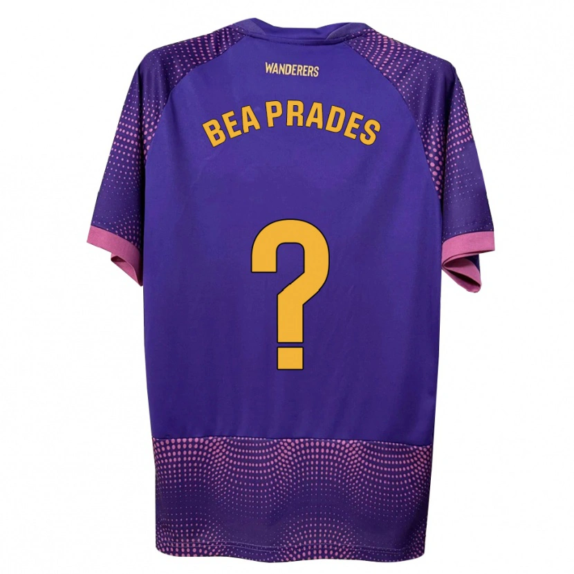 Danxen Homem Camisola Beatriz Prades Insa #0 Branco Rosa Roxo Alternativa 2026/27 Camisa