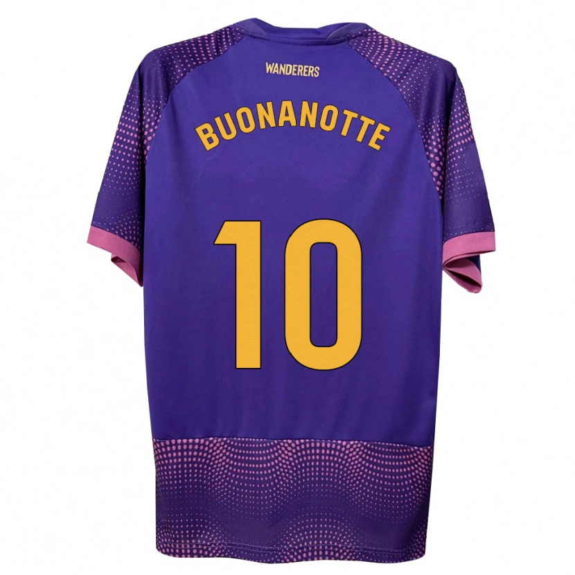 Danxen Homem Camisola Facundo Buonanotte #10 Branco Rosa Roxo Alternativa 2026/27 Camisa