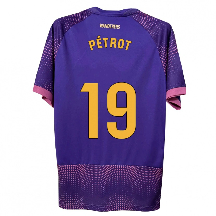 Danxen Homem Camisola Léo Pétrot #19 Branco Rosa Roxo Alternativa 2026/27 Camisa