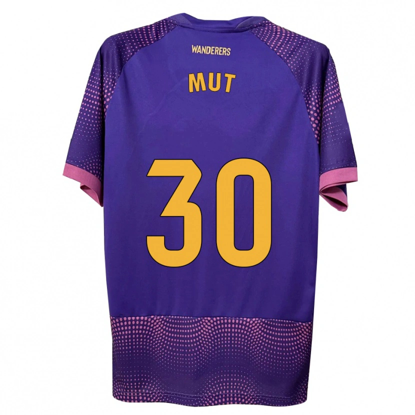 Danxen Homem Camisola Joan Mut #30 Branco Rosa Roxo Alternativa 2026/27 Camisa