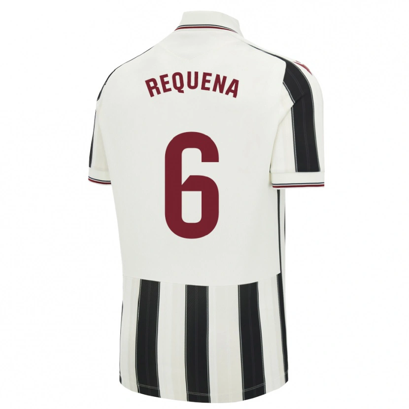 Danxen Homem Camisola Dani Requena #6 Preto Branco Vermelho Alternativa 2026/27 Camisa
