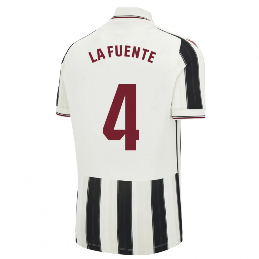 Danxen Homem Camisola Adrián Dela #4 Preto Branco Vermelho Alternativa 2026/27 Camisa