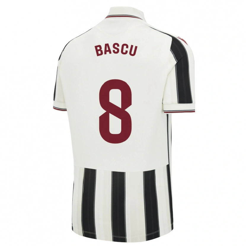 Danxen Homem Camisola Ainhoa Estevez Bascuñan #8 Preto Branco Vermelho Alternativa 2026/27 Camisa