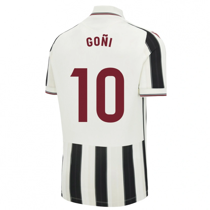 Danxen Homem Camisola Hugo Goñi #10 Preto Branco Vermelho Alternativa 2026/27 Camisa