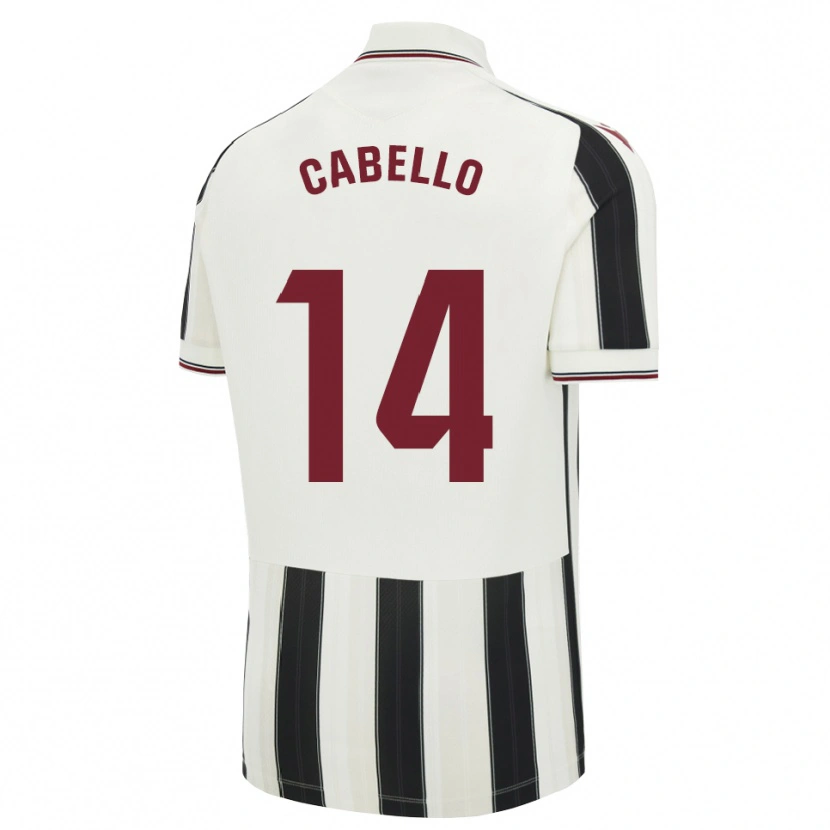Danxen Homem Camisola Jorge Cabello #14 Preto Branco Vermelho Alternativa 2026/27 Camisa