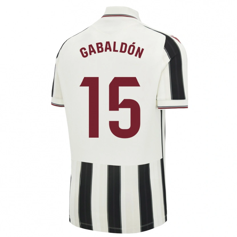 Danxen Homem Camisola María Gabaldón #15 Preto Branco Vermelho Alternativa 2026/27 Camisa