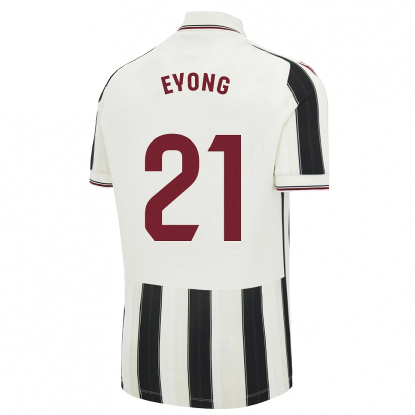 Danxen Homem Camisola Karl Etta Eyong #21 Preto Branco Vermelho Alternativa 2026/27 Camisa