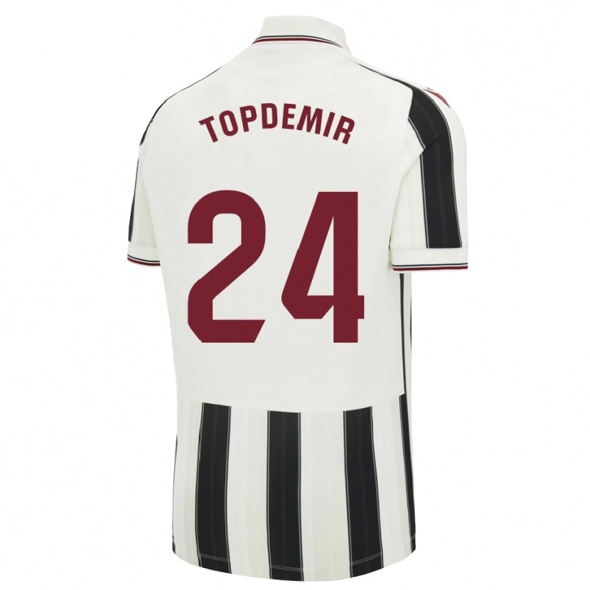 Danxen Homem Camisola Karan Topdemir #24 Preto Branco Vermelho Alternativa 2026/27 Camisa