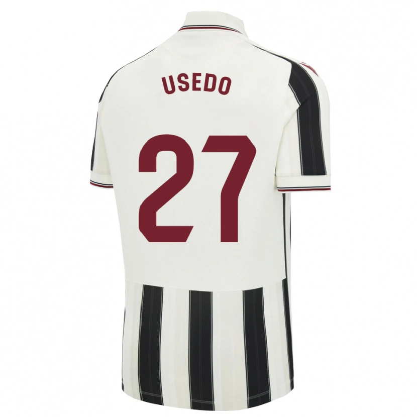 Danxen Homem Camisola Manel Usedo #27 Preto Branco Vermelho Alternativa 2026/27 Camisa