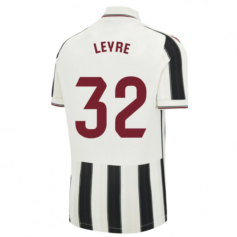 Danxen Homem Camisola Leyre Secades #32 Preto Branco Vermelho Alternativa 2026/27 Camisa